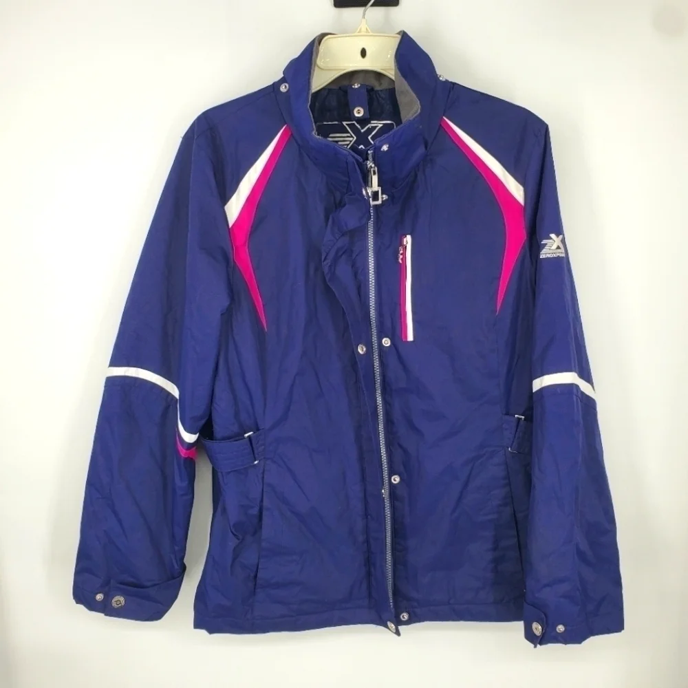 ZeroXposur Coat Women's Medium Jacket Removable Hood (No Hood) Purple